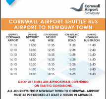Newquay Airport taxis
